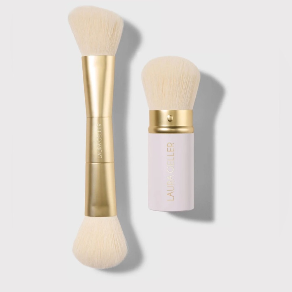 Laura Geller Face It All 2PC Face Brush Set